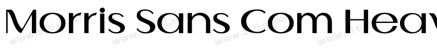 Morris Sans Com Heav字体转换